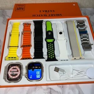 Smartwatch with Multicolor Bands
